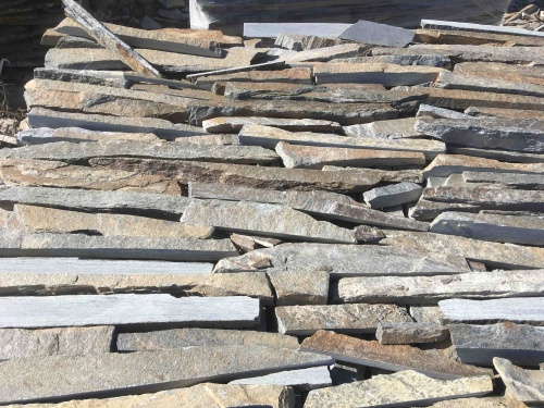 Горбушка златолит мультиколор для облицовки купить в Карталах