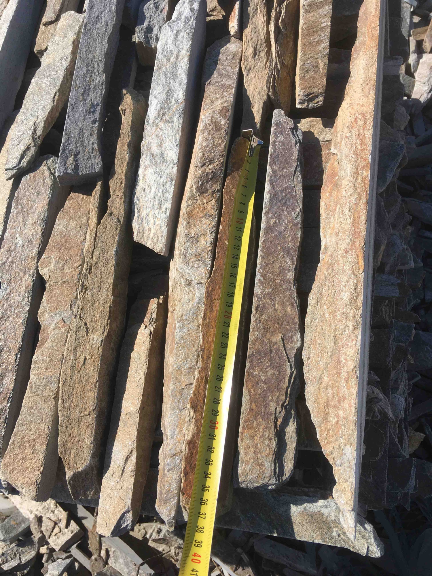 Горбушка златолит мультиколор для облицовки купить в Карталах