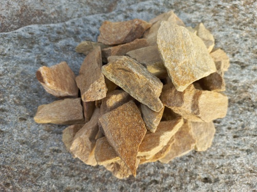 Златолит жёлтый декоративная каменная крошка купить в Карталах