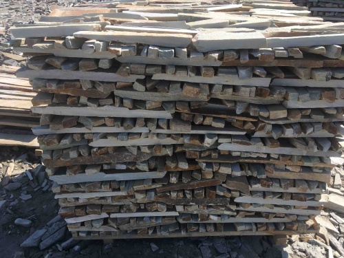 Горбушка златолит золотистый для облицовки купить в Карталах