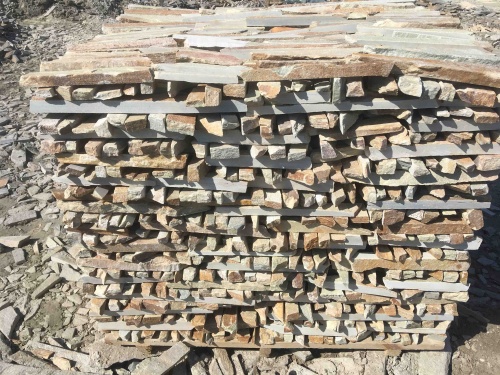 Горбушка златолит золотистый для облицовки купить в Карталах