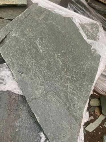 Плитняк златолит зелёный для цоколя, отмостки купить в Карталах