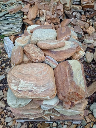 Златолит жёлтый, жёлто-зелёный глыбки и валуны для ланшафтного дизайна купить в Карталах