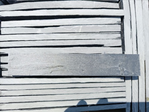 Плитка чёрная из натурального камня фасадная 30 см * 5 см, толщина 7 мм -30 мм купить в Карталах